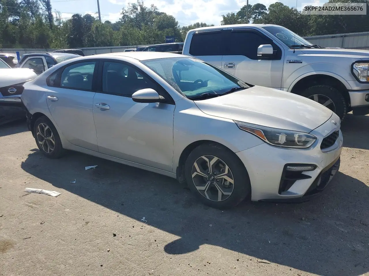 2021 KIA FORTE VIN 3KPF24AD2ME365676 — фото 4