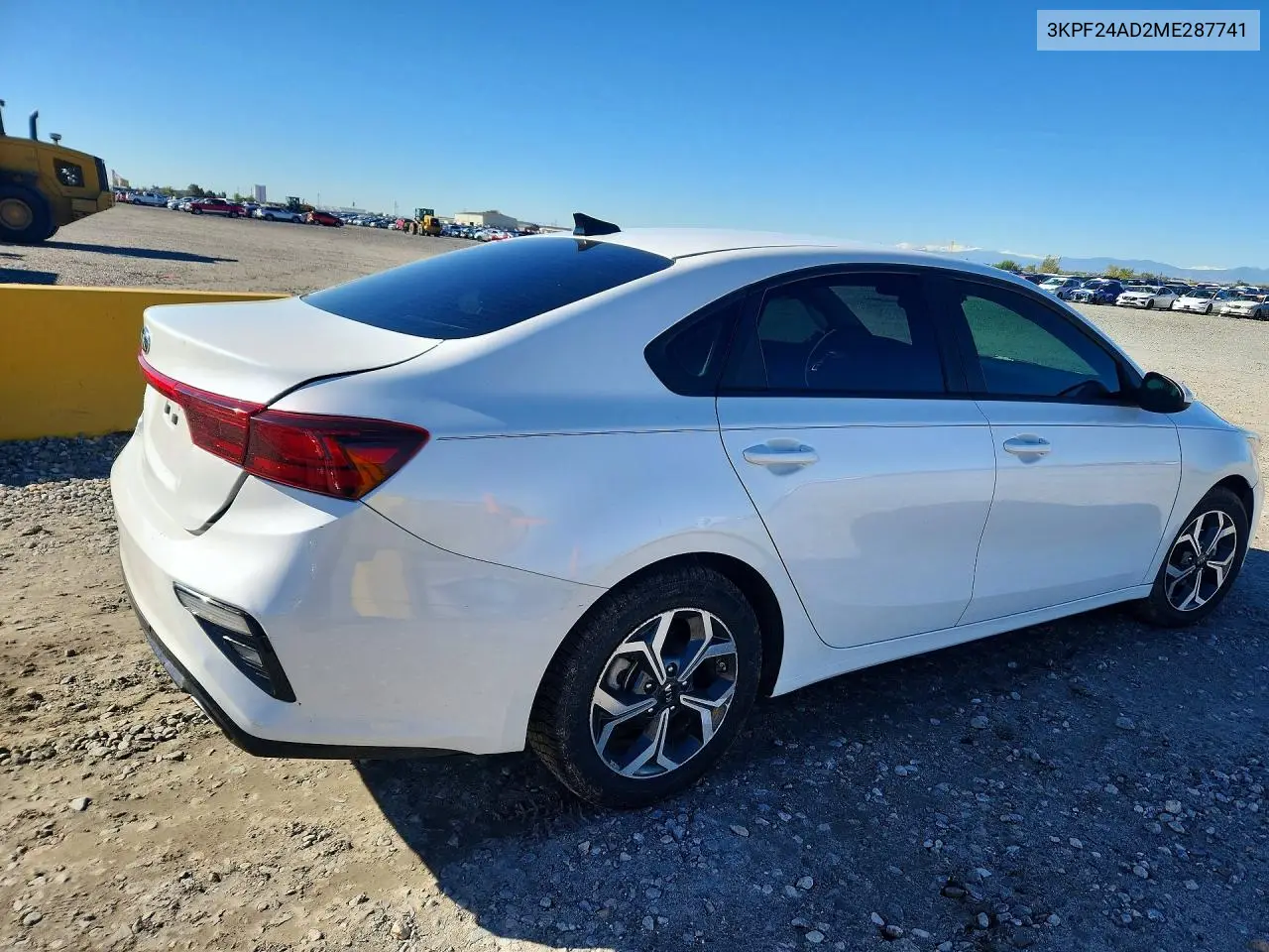 2021 KIA FORTE VIN 3KPF24AD2ME287741 — фото 3