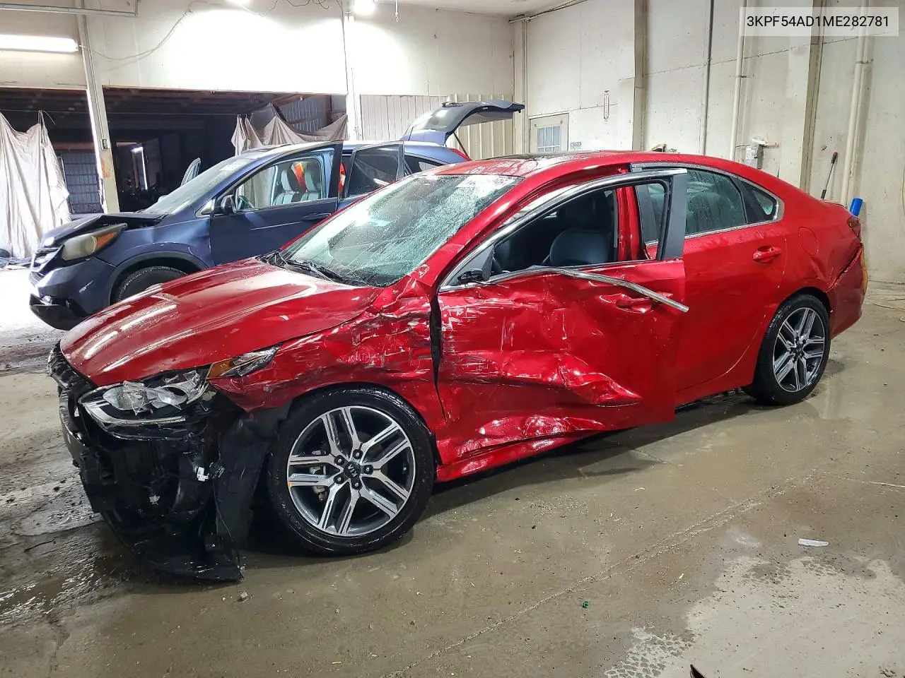 KIA FORTE 2021, VIN 3KPF54AD1ME282781