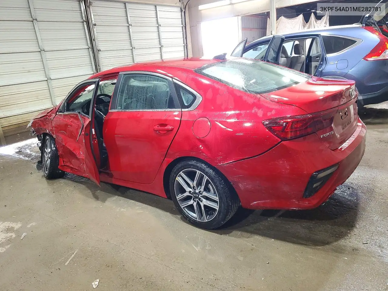 2021 KIA FORTE VIN 3KPF54AD1ME282781 — фото 2