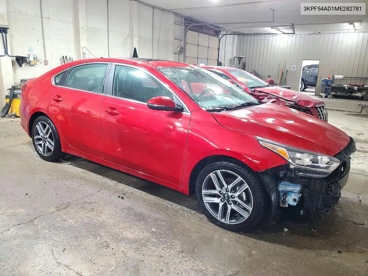 2021 KIA FORTE VIN 3KPF54AD1ME282781 — фото 4