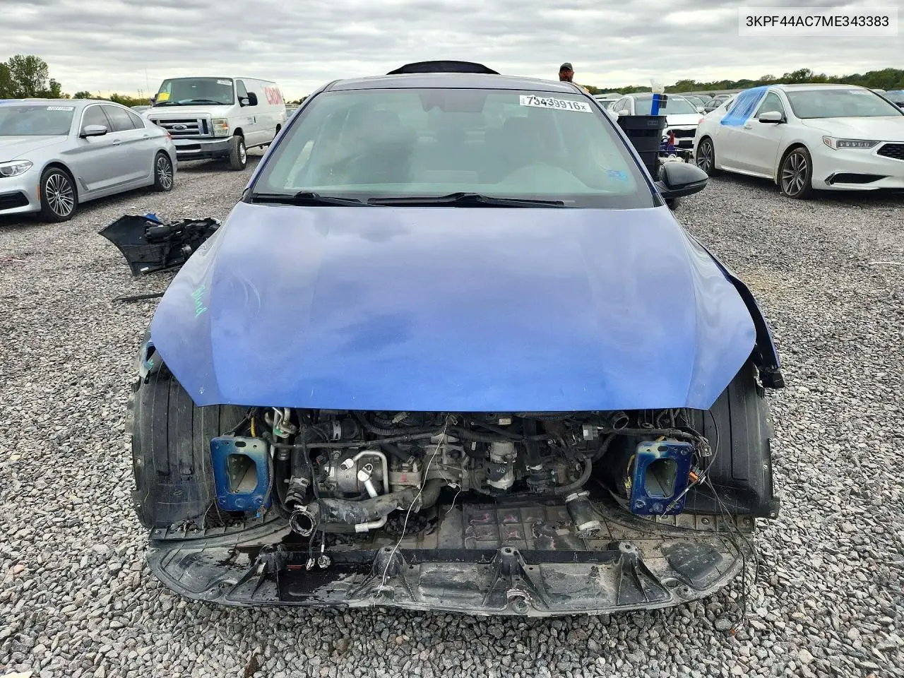 2021 KIA FORTE VIN 3KPF44AC7ME343383 — фото 5