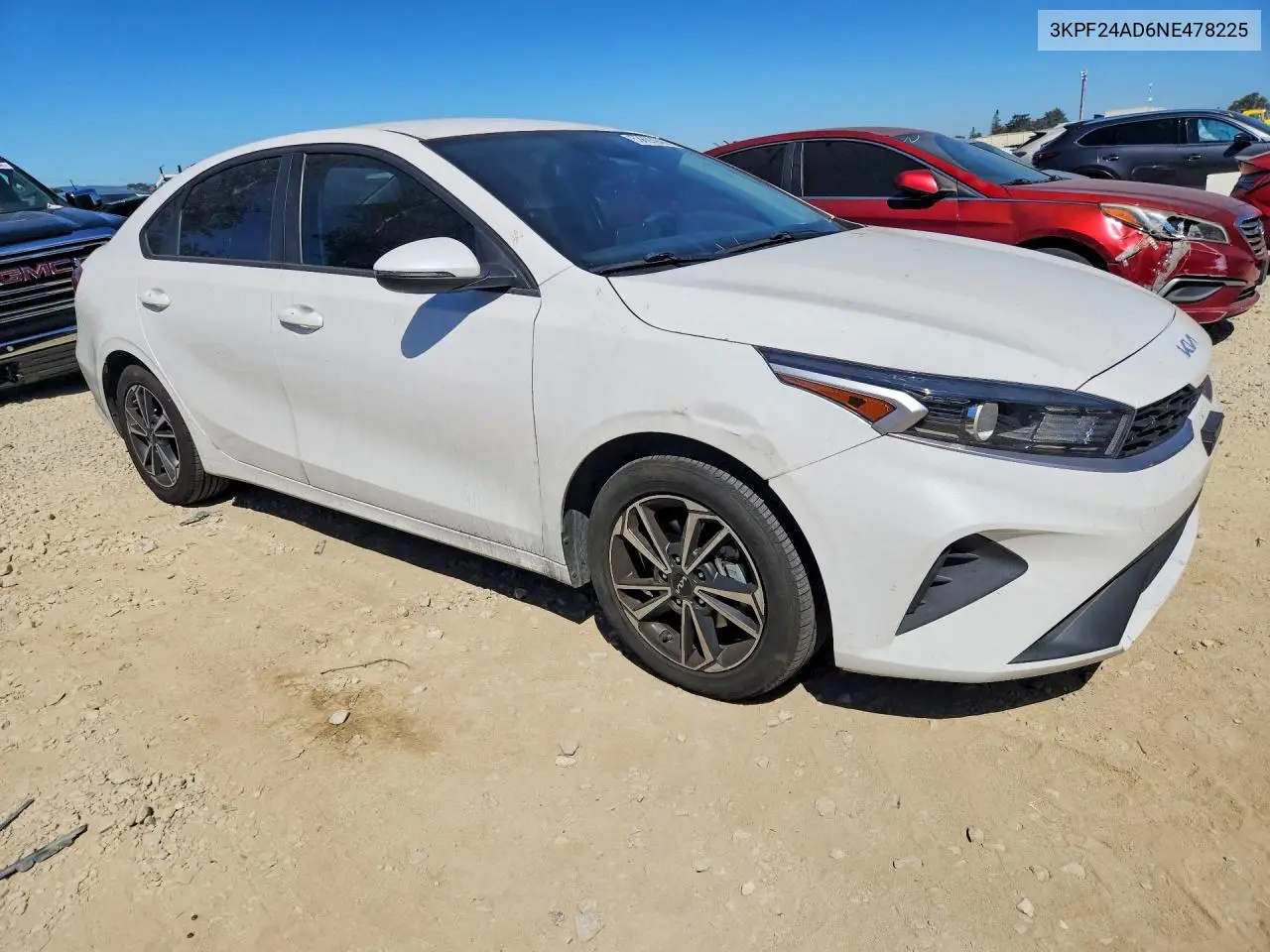 2022 KIA FORTE VIN 3KPF24AD6NE478225 — фото 4