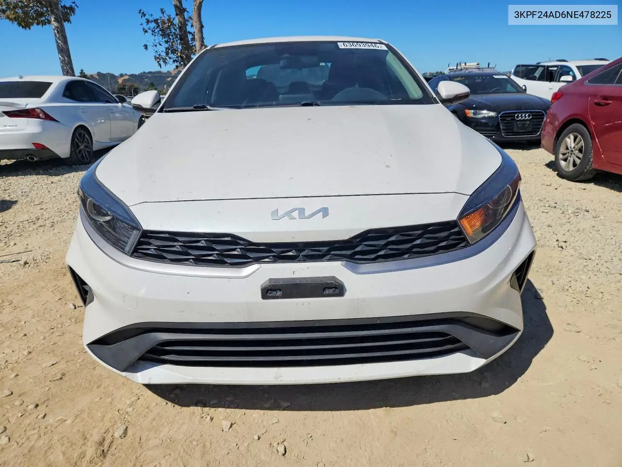 2022 KIA FORTE VIN 3KPF24AD6NE478225 — фото 5