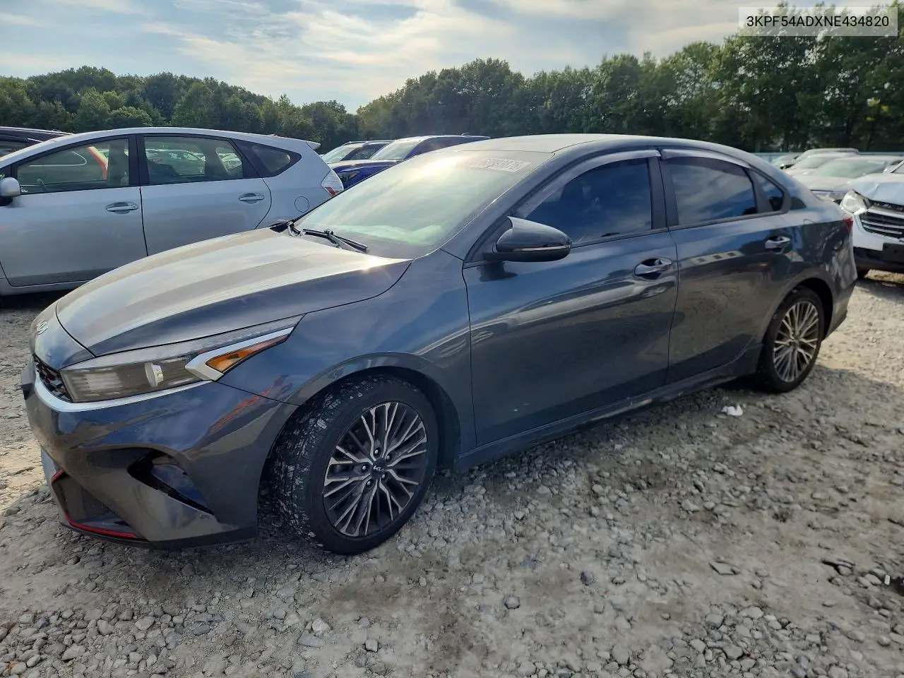 KIA FORTE 2022, VIN 3KPF54ADXNE434820