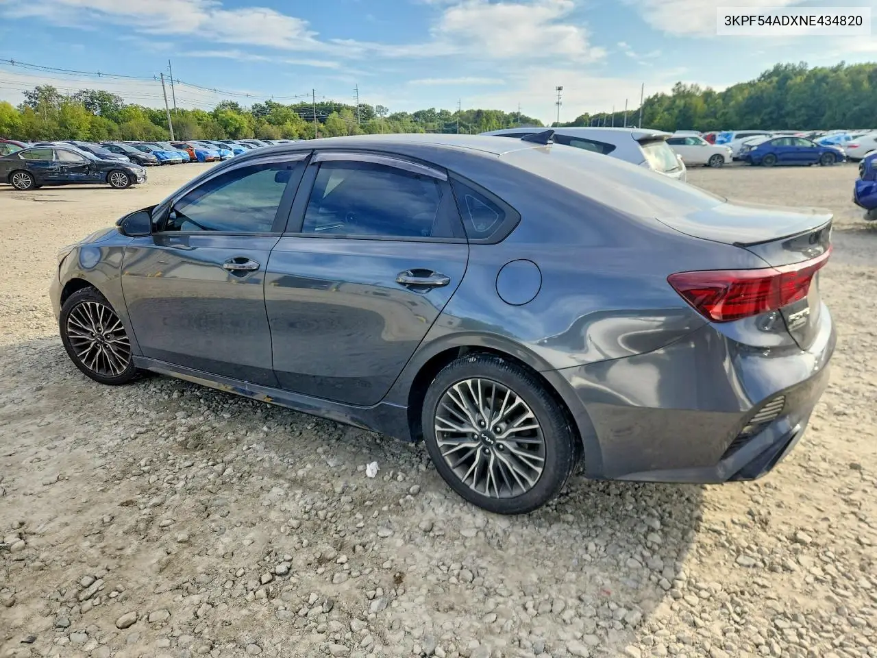 2022 KIA FORTE VIN 3KPF54ADXNE434820 — фото 2