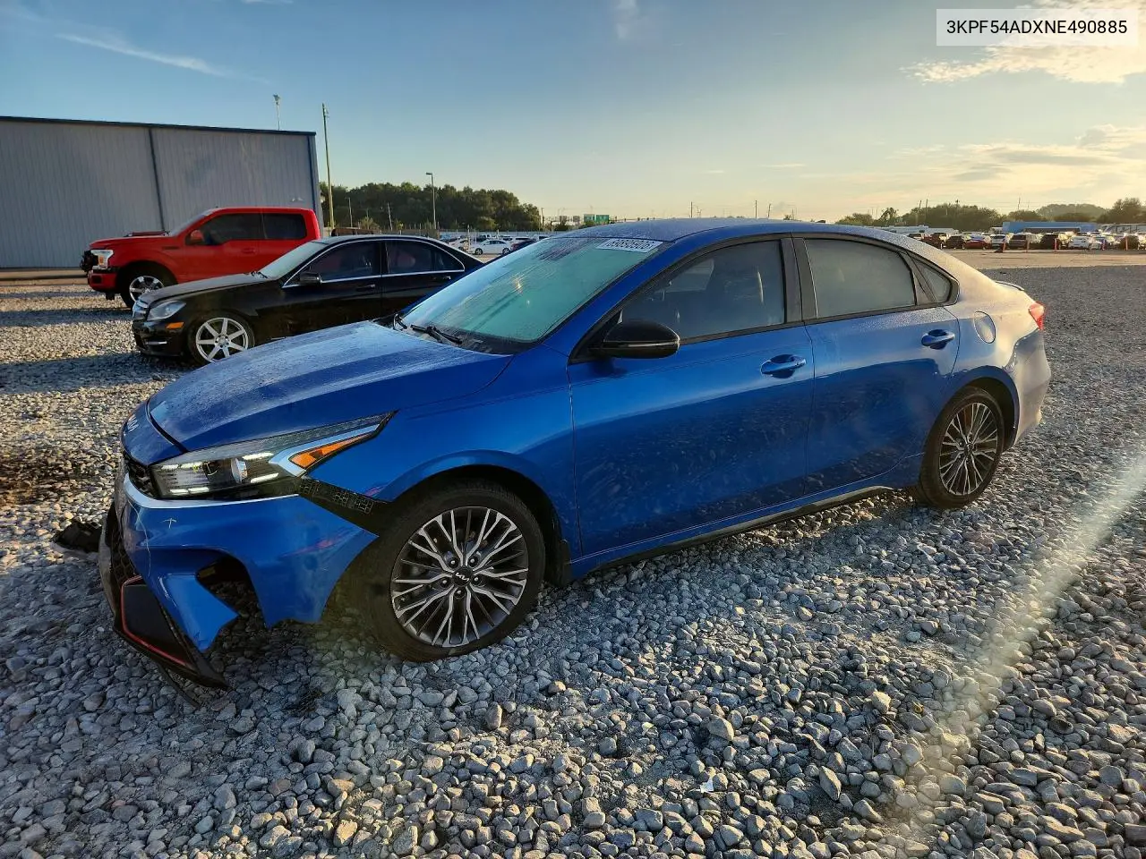 KIA FORTE 2022, VIN 3KPF54ADXNE490885