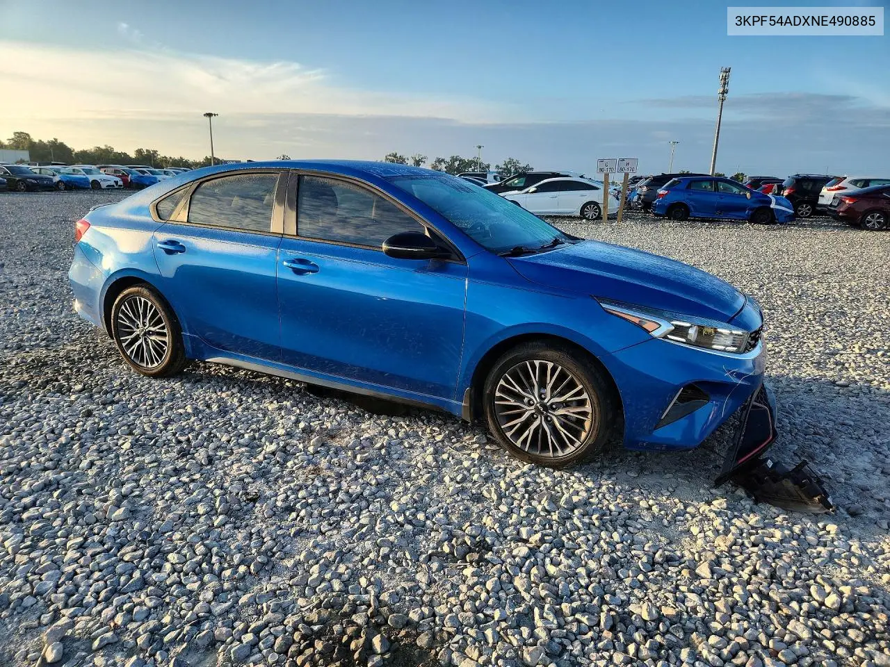 2022 KIA FORTE VIN 3KPF54ADXNE490885 — фото 4