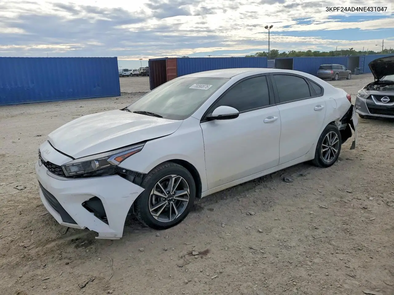 KIA FORTE 2022, VIN 3KPF24AD4NE431047