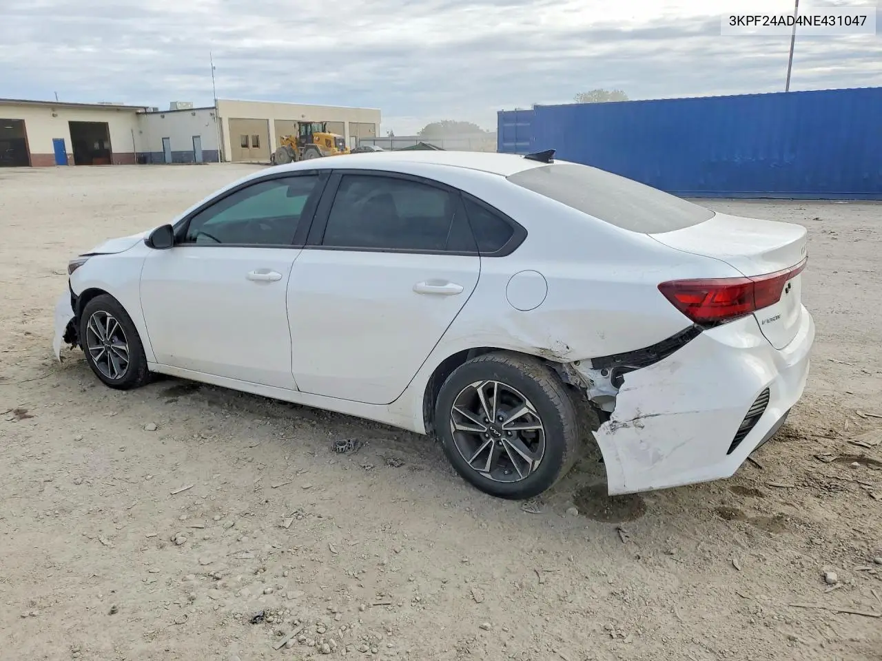 2022 KIA FORTE VIN 3KPF24AD4NE431047 — фото 2