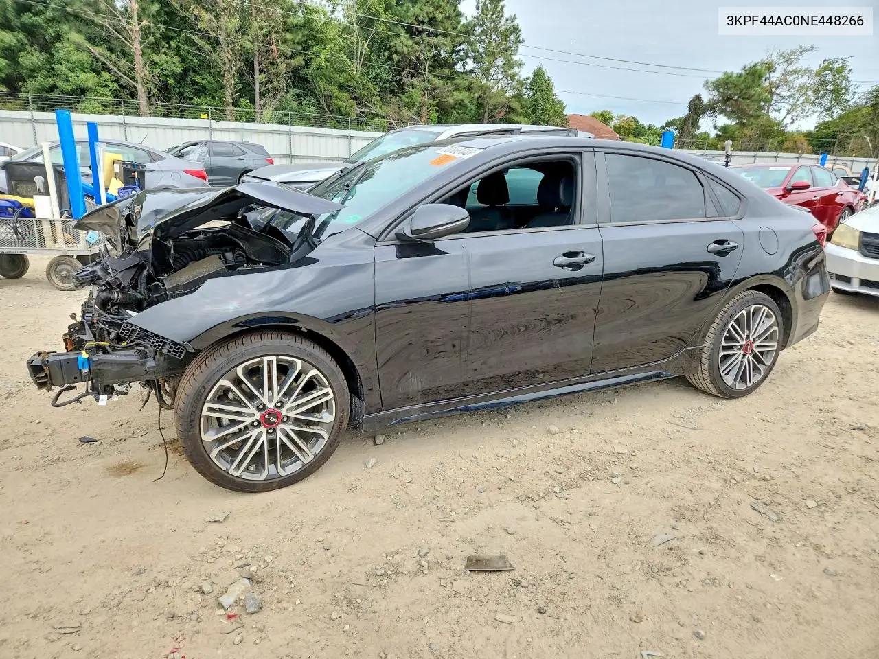 2022 KIA FORTE VIN 3KPF44AC0NE448266 — фото 2
