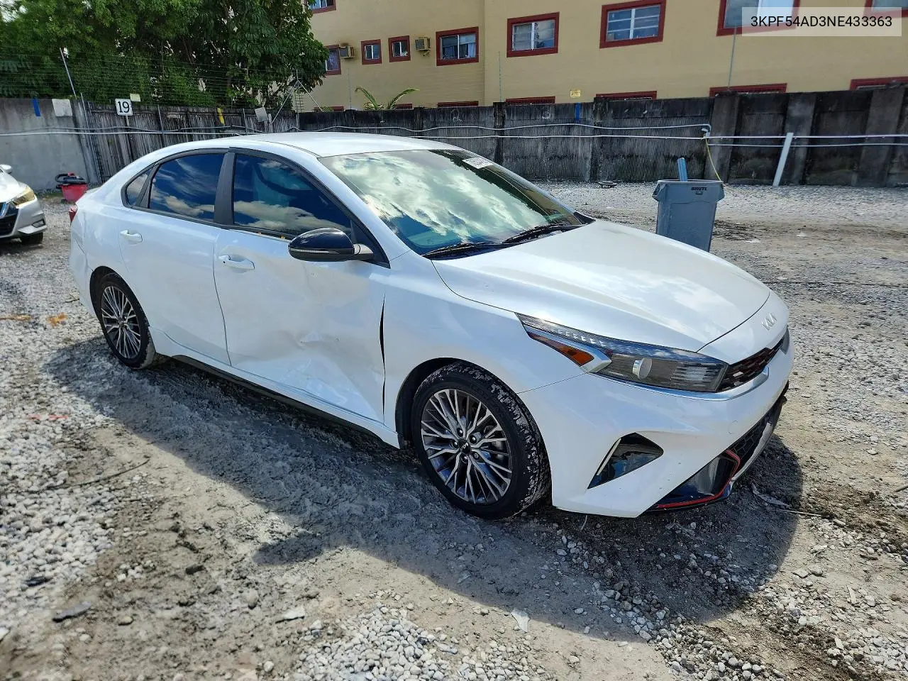 2022 KIA FORTE VIN 3KPF54AD3NE433363 — фото 4