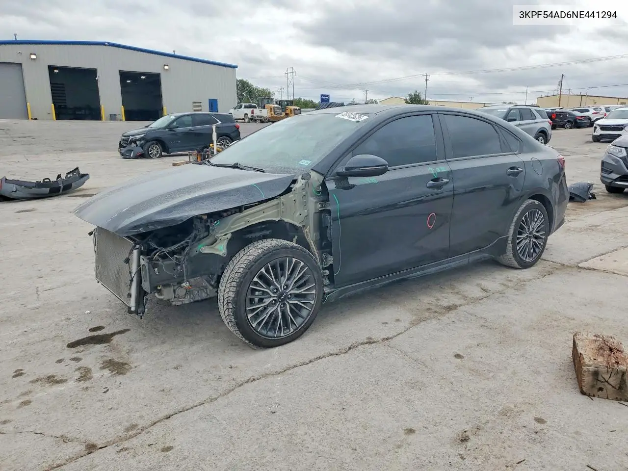 KIA FORTE 2022, VIN 3KPF54AD6NE441294