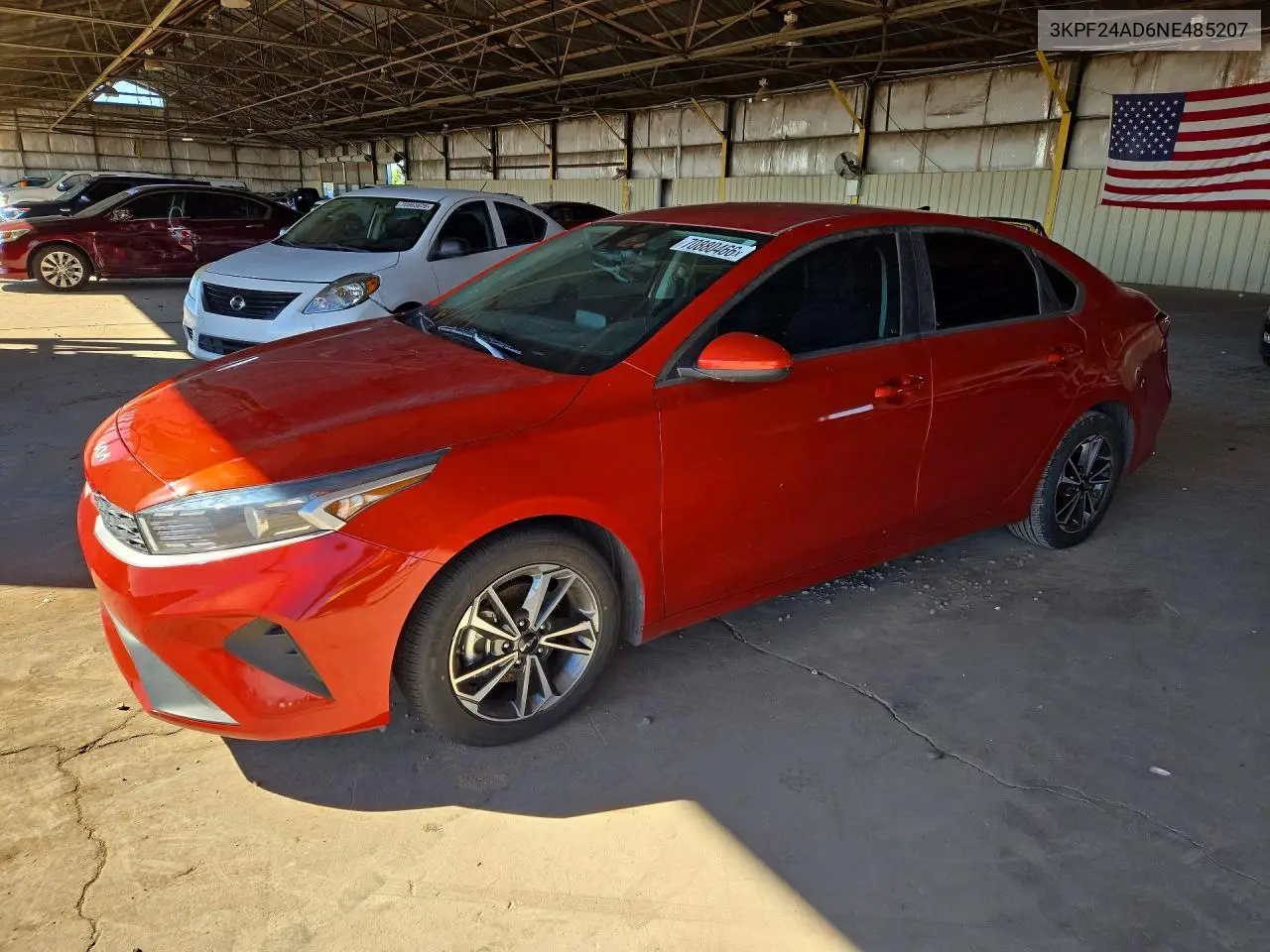 KIA FORTE 2022, VIN 3KPF24AD6NE485207
