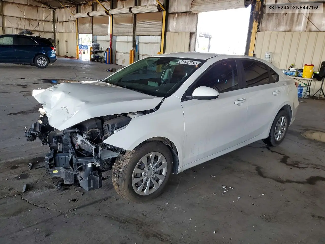 KIA FORTE 2022, VIN 3KPF24ADXNE447169