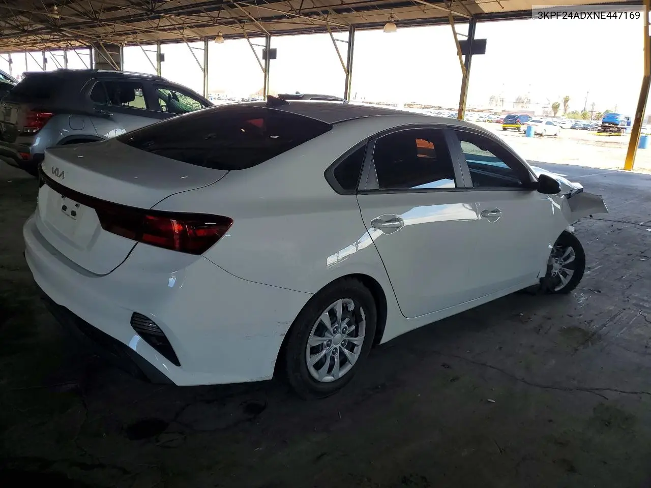 2022 KIA FORTE VIN 3KPF24ADXNE447169 — фото 3
