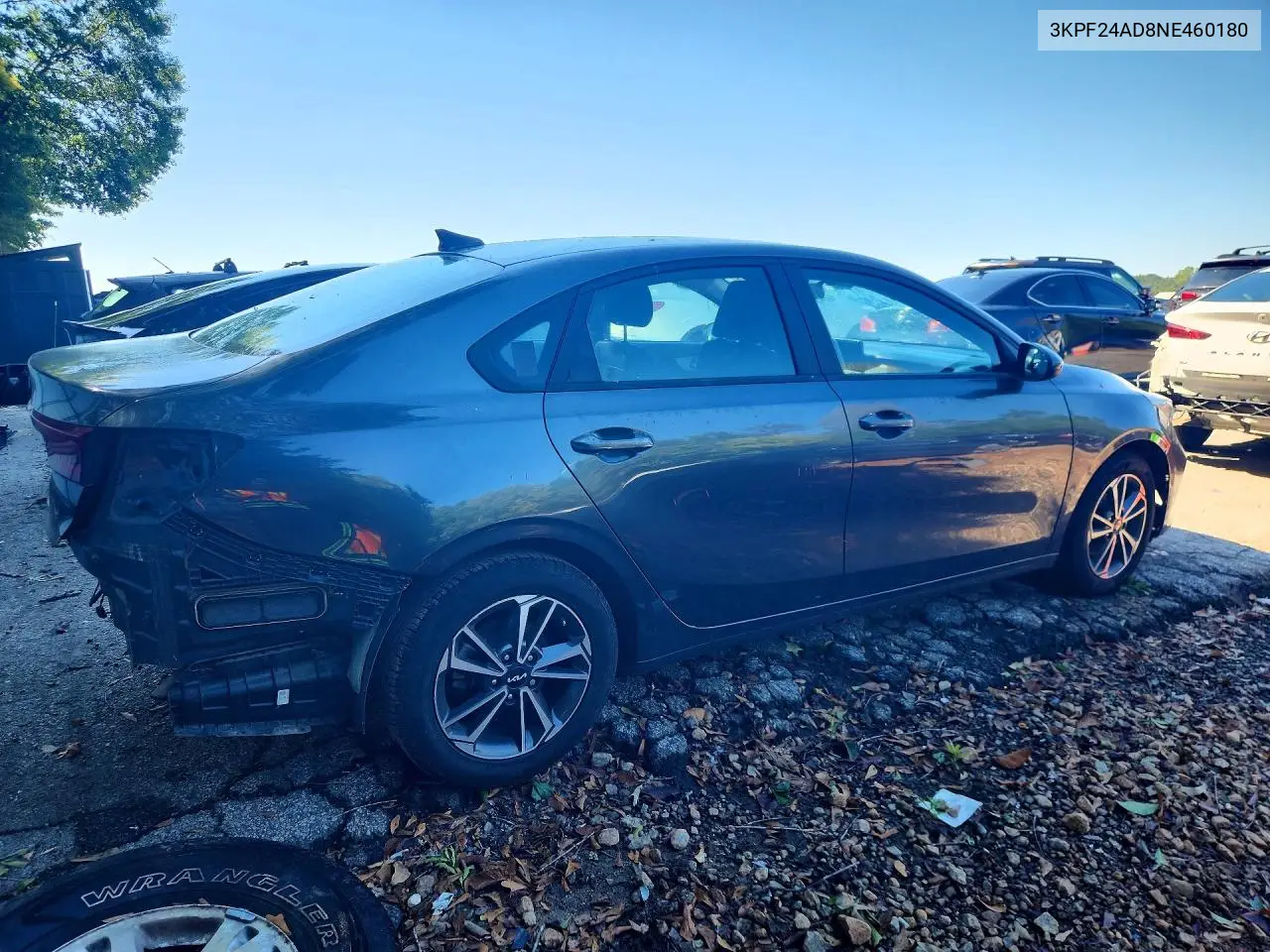 2022 KIA FORTE VIN 3KPF24AD8NE460180 — фото 3