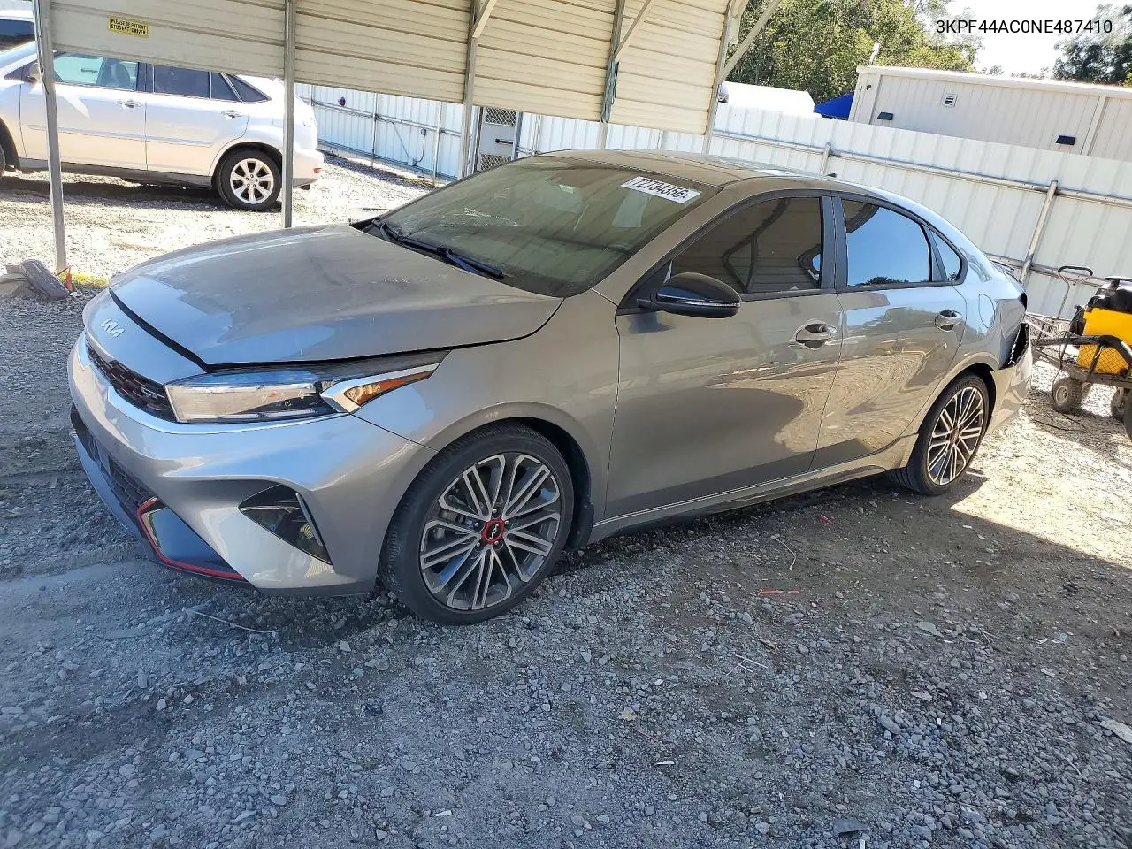 KIA FORTE 2022, VIN 3KPF44AC0NE487410