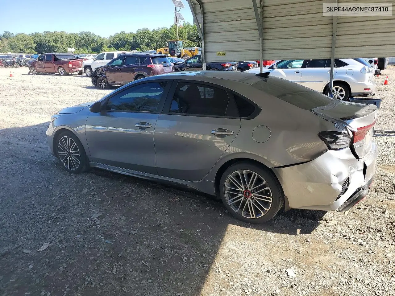 2022 KIA FORTE VIN 3KPF44AC0NE487410 — фото 2