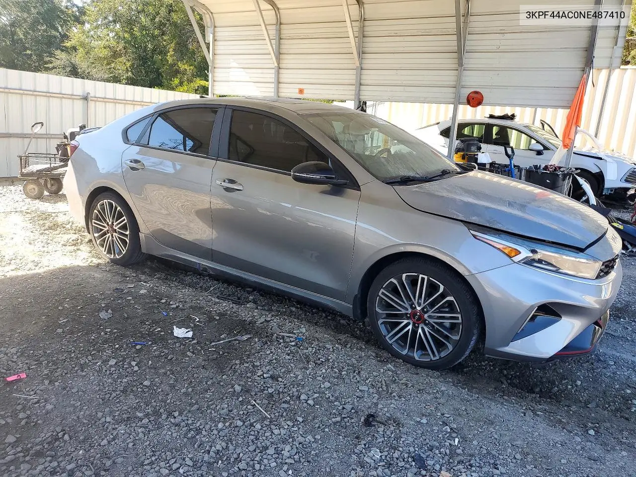 2022 KIA FORTE VIN 3KPF44AC0NE487410 — фото 4