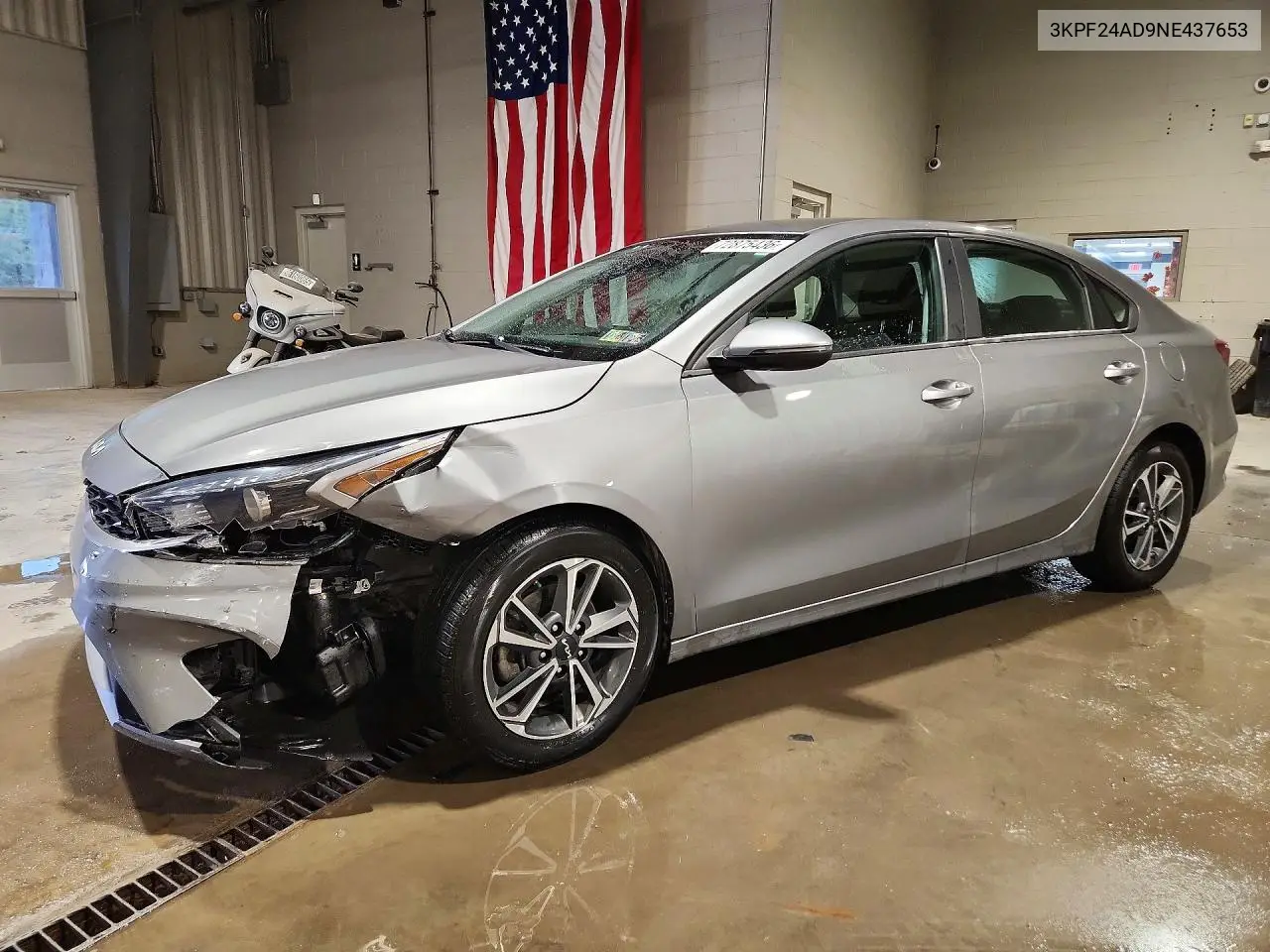 KIA FORTE 2022, VIN 3KPF24AD9NE437653