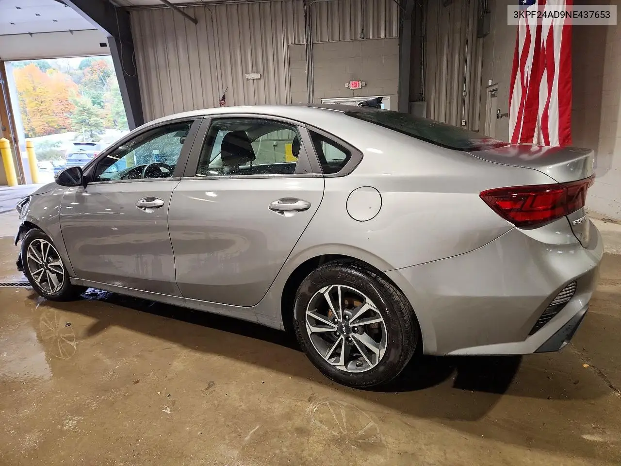 2022 KIA FORTE VIN 3KPF24AD9NE437653 — фото 2