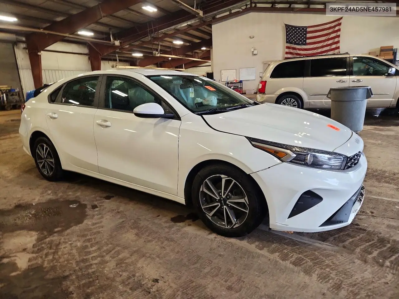 2022 KIA FORTE VIN 3KPF24AD5NE457981 — фото 4