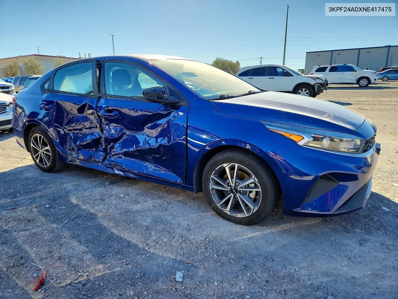 2022 KIA FORTE VIN 3KPF24ADXNE417475 — фото 4