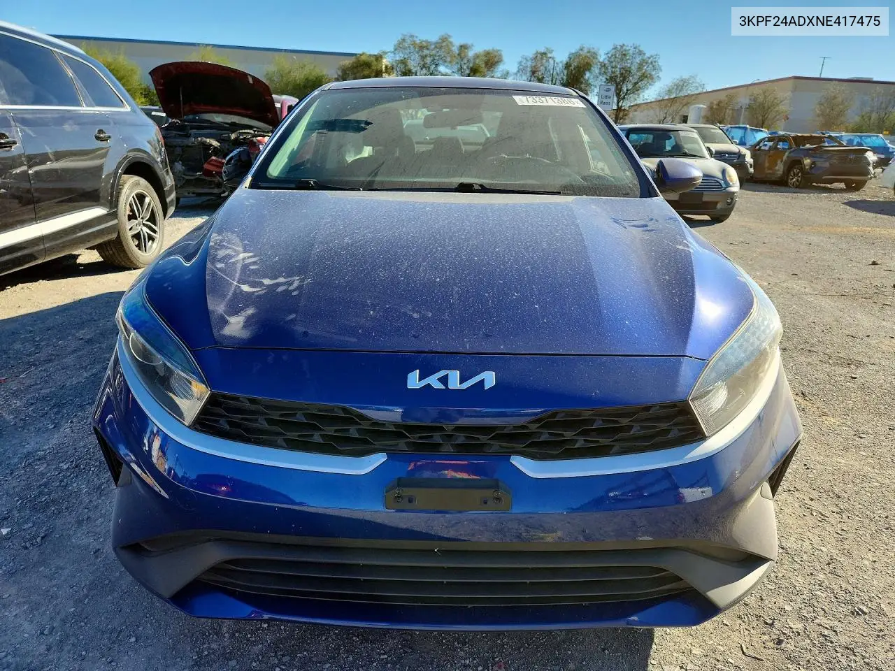 2022 KIA FORTE VIN 3KPF24ADXNE417475 — фото 5