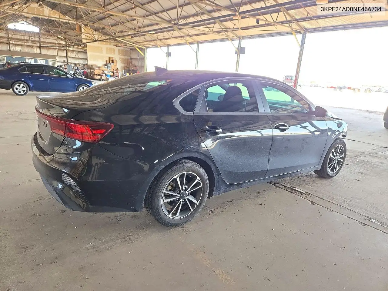 2022 KIA FORTE VIN 3KPF24AD0NE466734 — фото 3