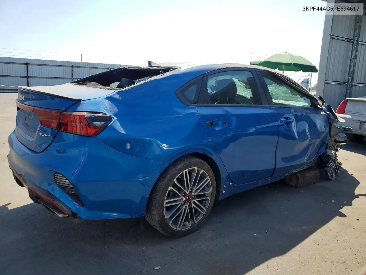 2023 KIA FORTE VIN 3KPF44AC5PE594617 — фото 3