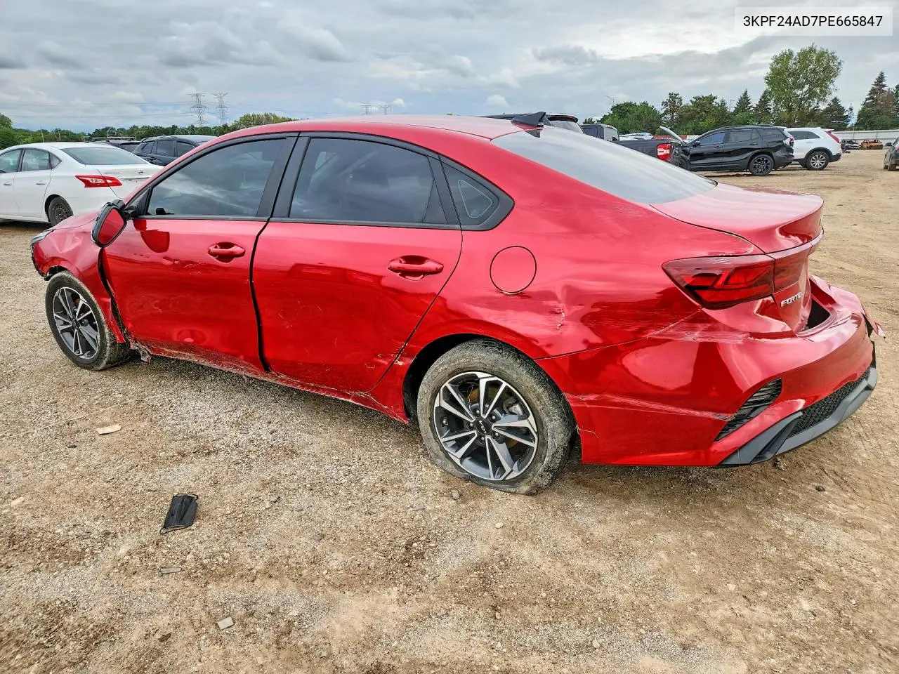 2023 KIA FORTE VIN 3KPF24AD7PE665847 — фото 2