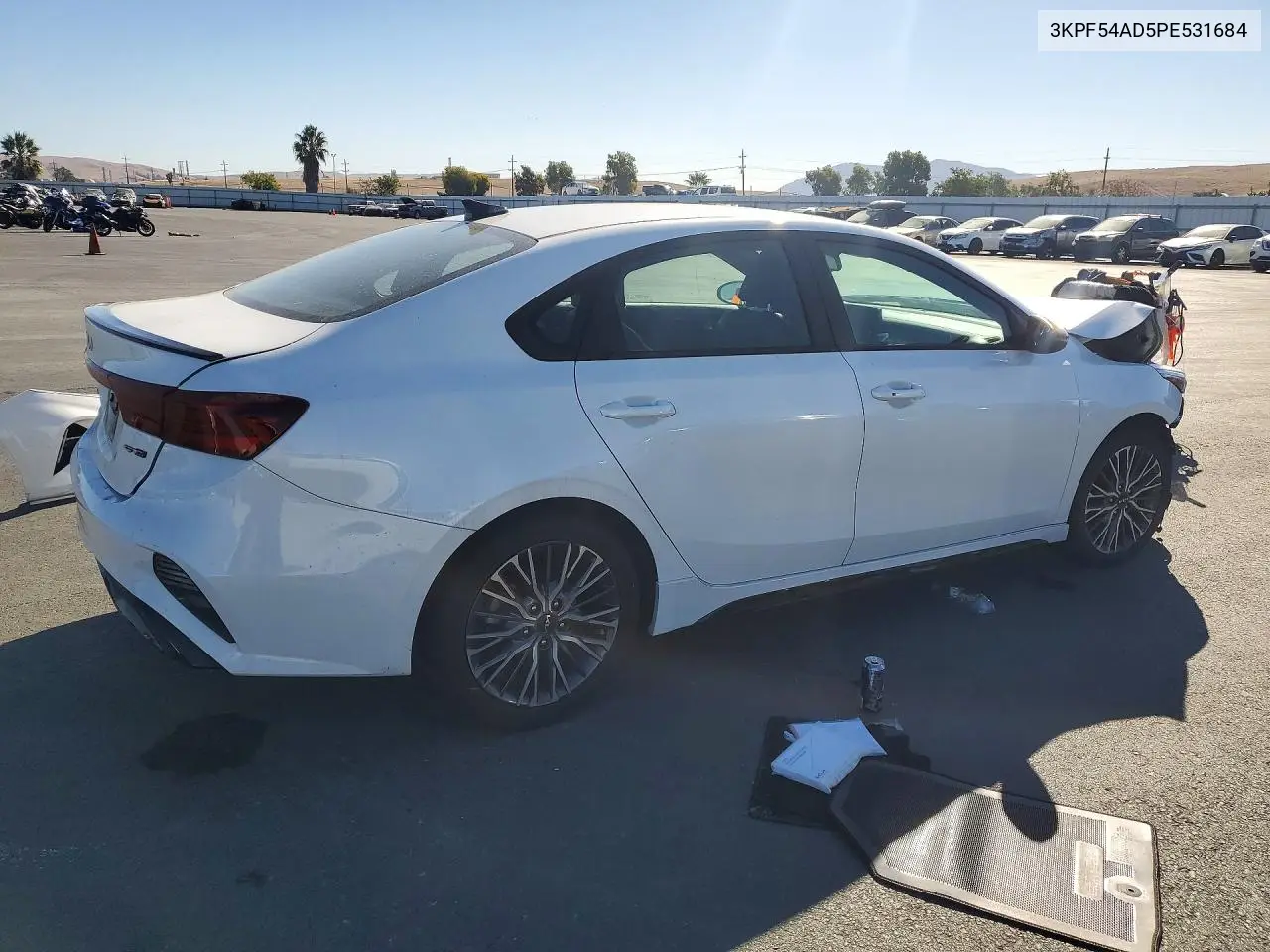 2023 KIA FORTE VIN 3KPF54AD5PE531684 — фото 3