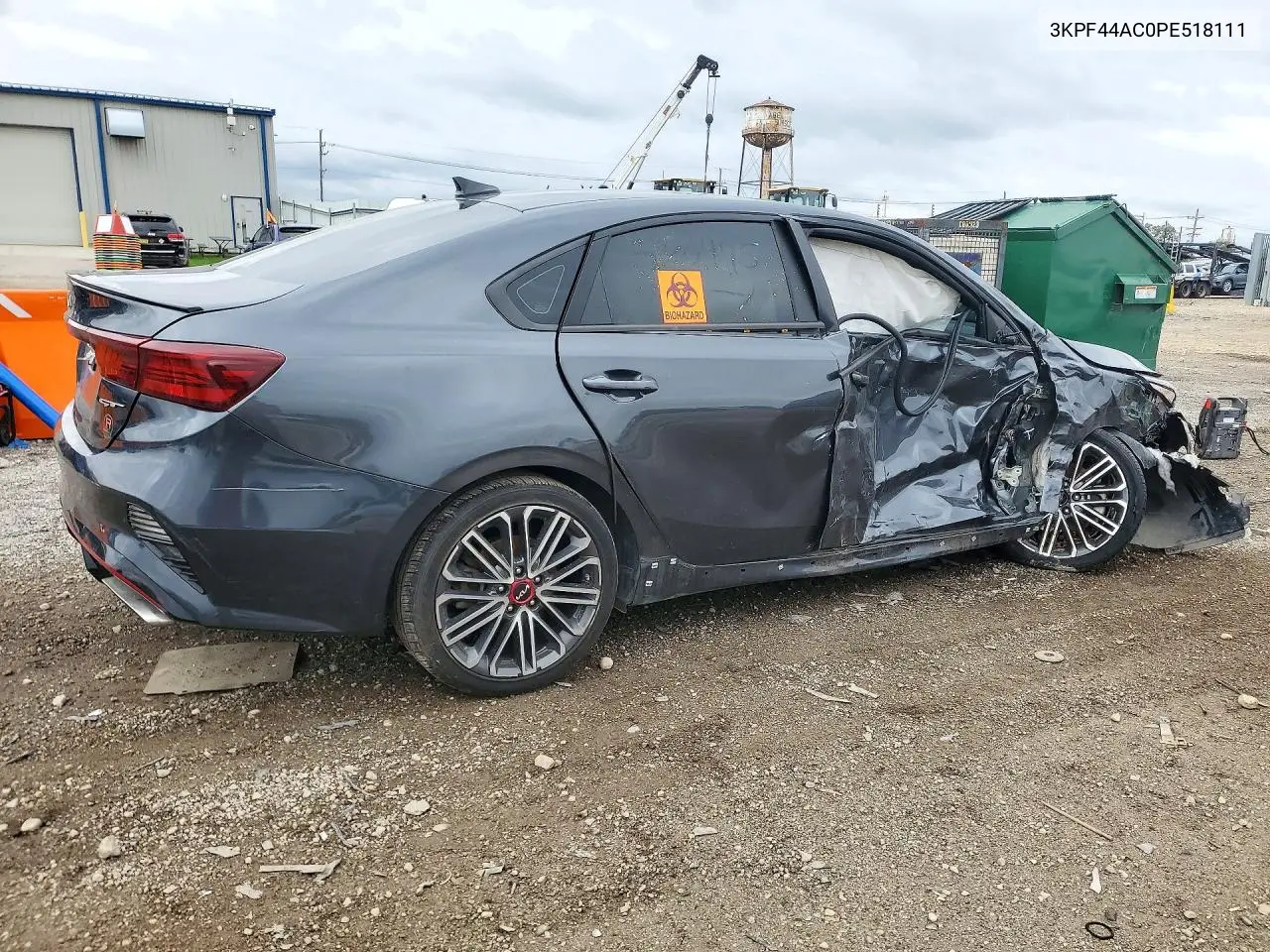 2023 KIA FORTE VIN 3KPF44AC0PE518111 — фото 3