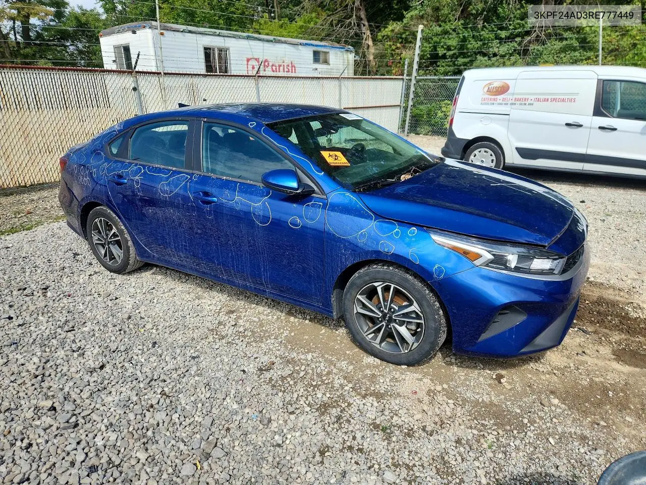2024 KIA FORTE VIN 3KPF24AD3RE777449 — фото 4