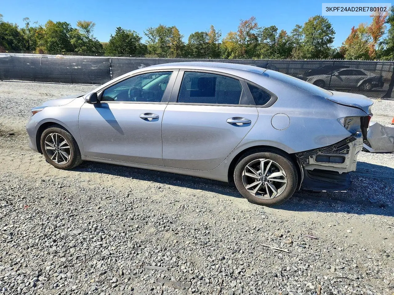 2024 KIA FORTE VIN 3KPF24AD2RE780102 — фото 2