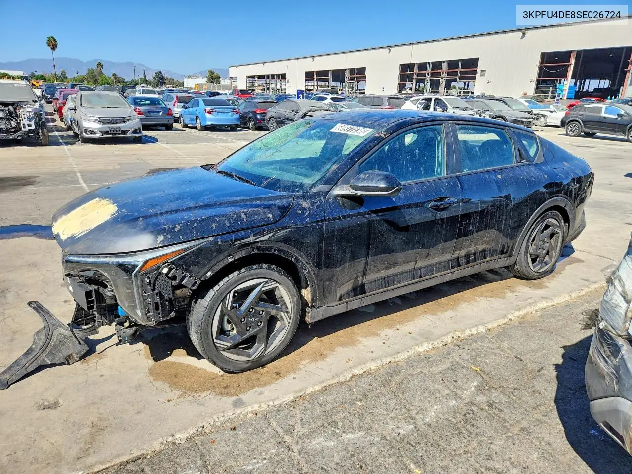 KIA K4 2025, VIN 3KPFU4DE8SE026724