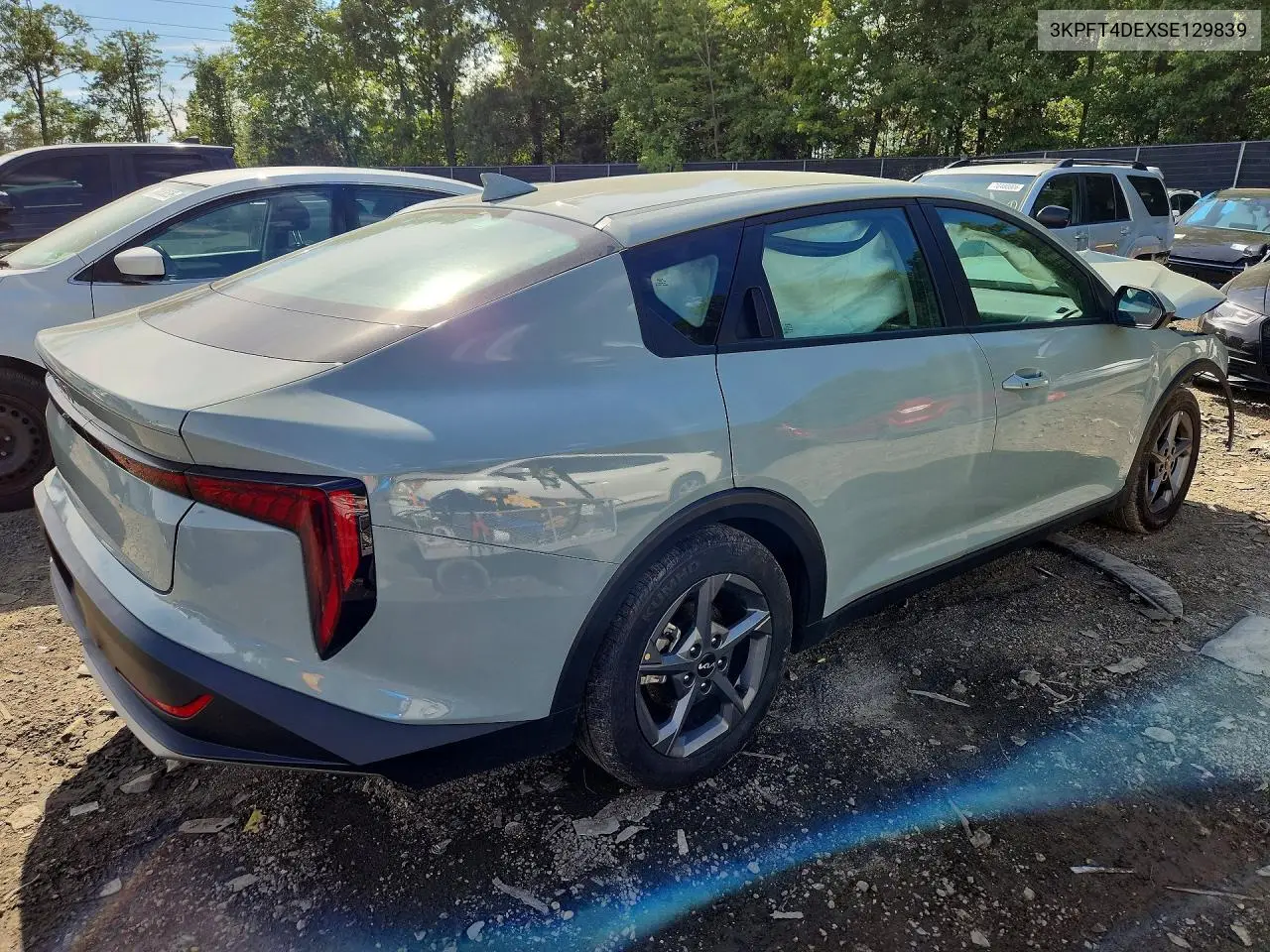 2025 KIA K4 VIN 3KPFT4DEXSE129839 — фото 3