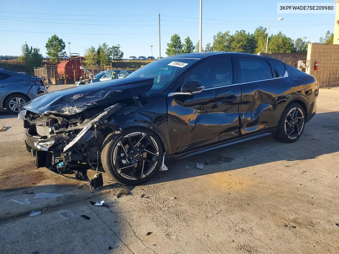 KIA K4 2025, VIN 3KPFW4DE7SE209980