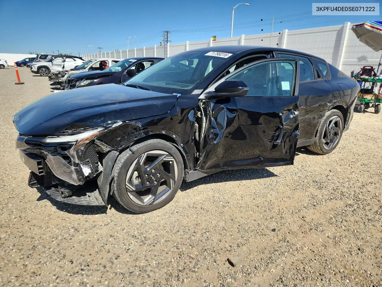 KIA K4 2025, VIN 3KPFU4DE0SE071222