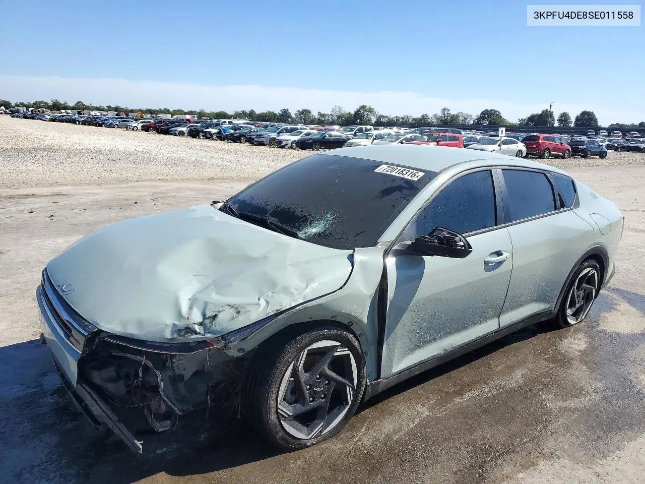 KIA K4 2025, VIN 3KPFU4DE8SE011558
