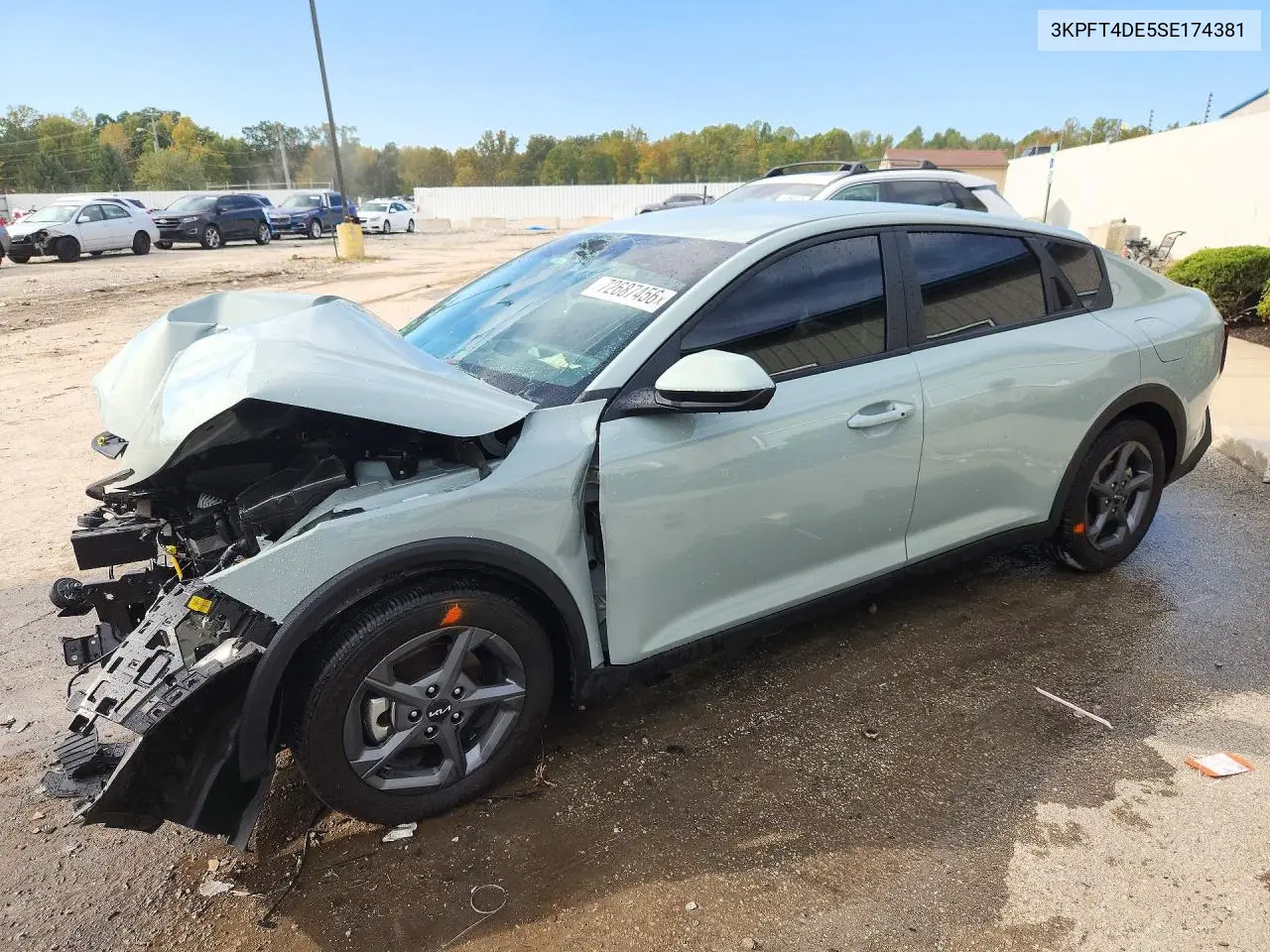 KIA K4 2025, VIN 3KPFT4DE5SE174381