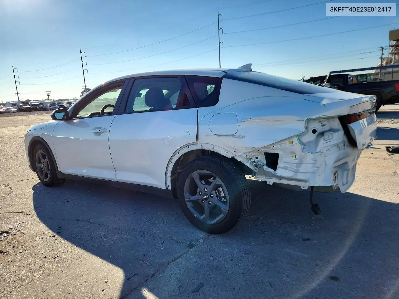 2025 KIA K4 VIN 3KPFT4DE2SE012417 — фото 2