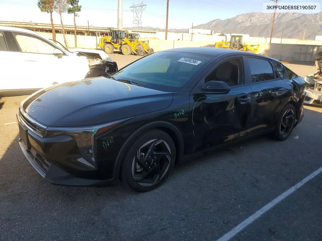 KIA K4 2025, VIN 3KPFU4DE8SE190507