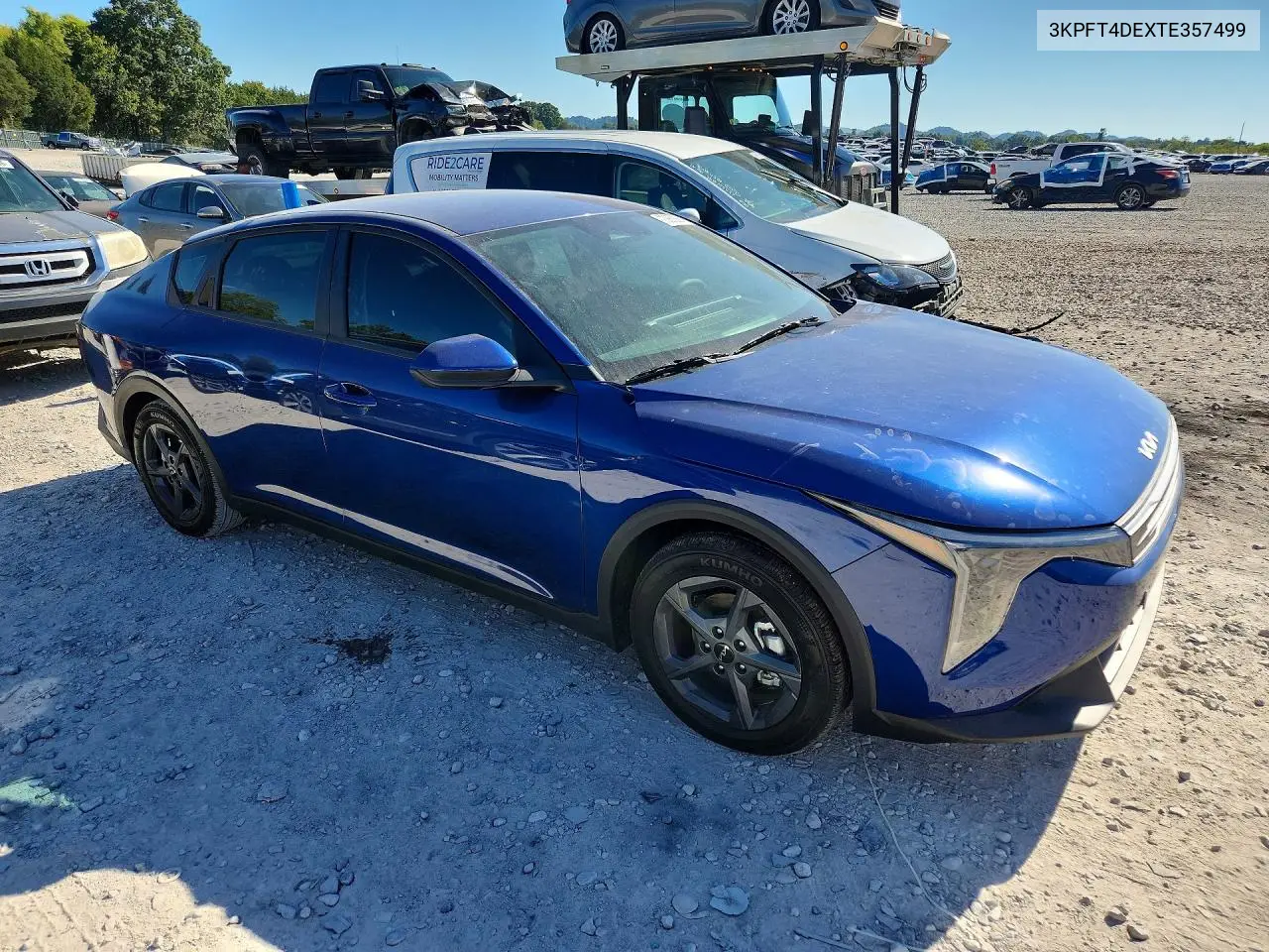 2026 KIA K4 VIN 3KPFT4DEXTE357499 — фото 4