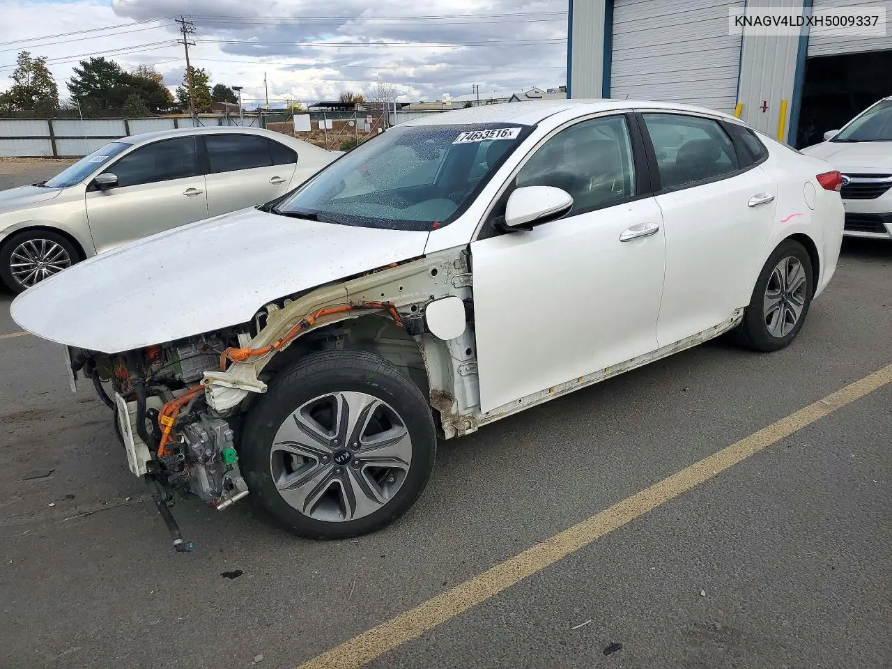 KIA K5 2017, VIN KNAGV4LDXH5009337