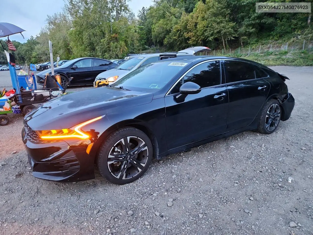KIA K5 2021, VIN 5XXG64J27MG076923