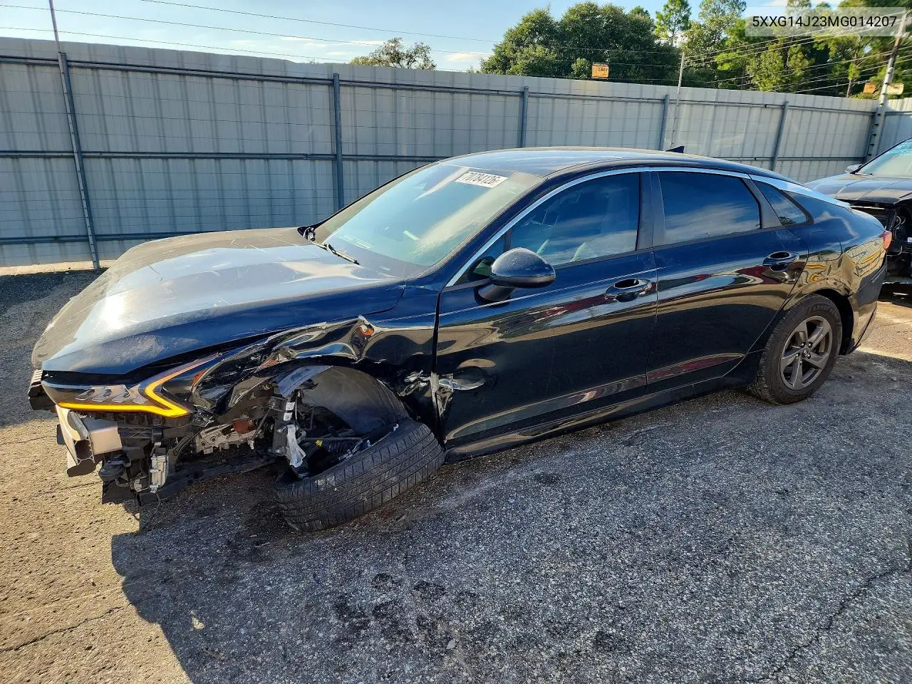 KIA K5 2021, VIN 5XXG14J23MG014207