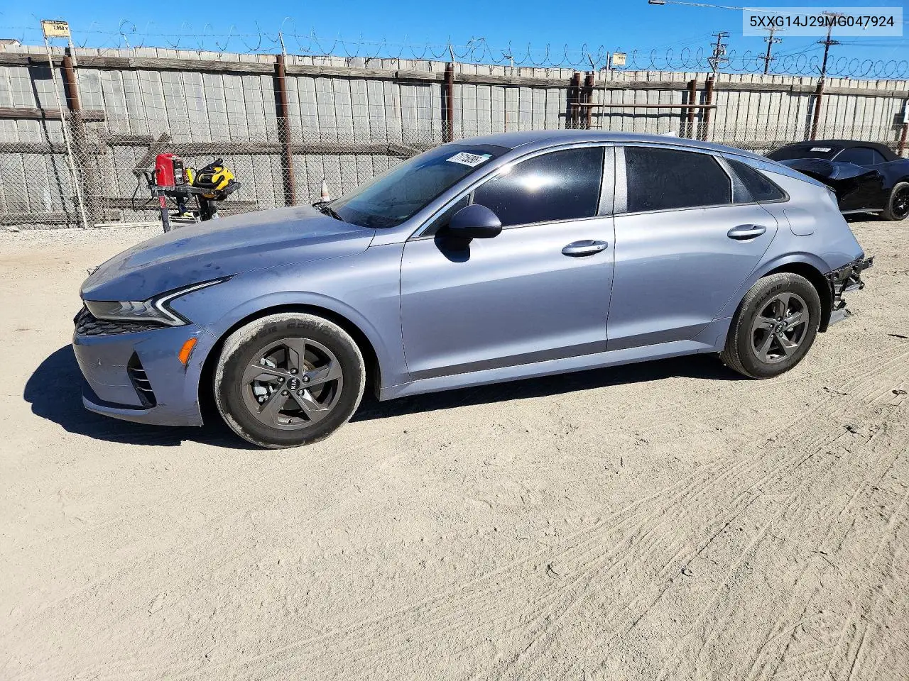 KIA K5 2021, VIN 5XXG14J29MG047924