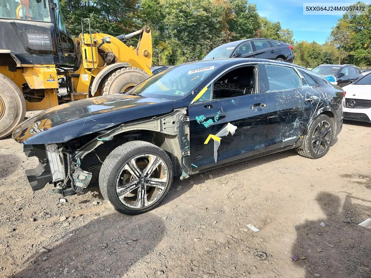 KIA K5 2021, VIN 5XXG64J24MG057472